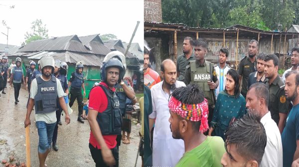 নান্দাইলে দুই গ্রামের মুখোমুখি অবস্থান: সংঘাত এড়াতে ১৪৪ ধারা জারি