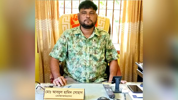 শ্রীবরদী ২নং রাণীশিমুল পাইলট ইউপি চেয়ারম্যান আব্দুল হামিদ সোহাগ