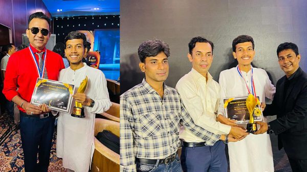 ন্যাশনাল ইনফ্লুয়েন্স অ্যাওয়ার্ড ২০২৫ গ্রহণ করছেন মো: সিফাত ই মঞ্জুর রোমান