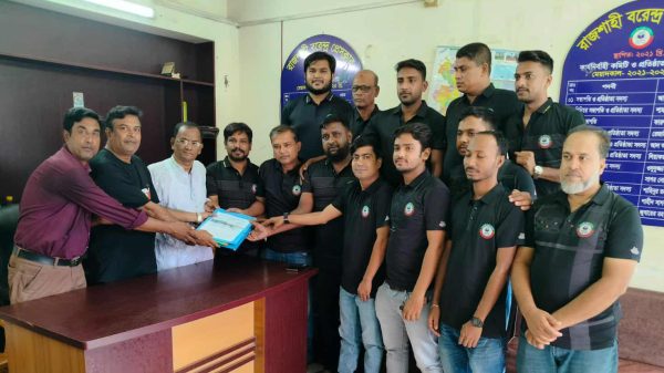 রাজশাহী বরেন্দ্র প্রেসক্লাবের নতুন কমিটির অভিষেক অনুষ্ঠান