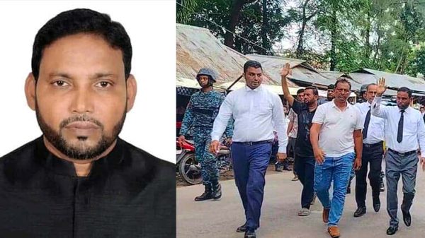 হাতিয়া আদালত এলাকা থেকে আওয়ামী লীগ নেতা অ্যাডভোকেট ছাইফ উদ্দিনকে গ্রেপ্তারের ঘটনায় উত্তেজনা, আ.লীগ-বিএনপির পাল্টাপাল্টি বিক্ষোভ।