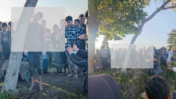 “পাঁচবিবি উপজেলার মির্জাপুর গ্রামে নিমগাছে ঝুলন্ত অবস্থায় উদ্ধার হওয়া যুবকের লাশ—পুলিশের তদন্ত চলছে।”