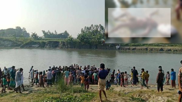 ইসলামপুর হরিণদরা দশআনি নদী থেকে অজ্ঞাত পুরুষের মরদেহ উদ্ধার, পুলিশ ও স্থানীয়রা ঘটনাস্থলে উপস্থিত