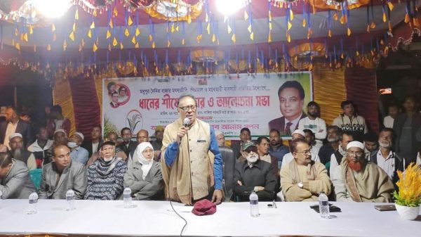 মধুপুর দৈনিক বাজারে ধানের শীষ প্রচার ও আলোচনা সভায় বিএনপি নেতৃবৃন্দের উপস্থিতি