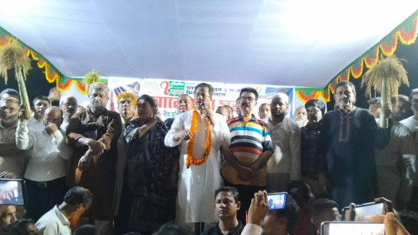 বাকেরগঞ্জে ধানের শীষ প্রার্থী আবুল হোসেন খানের আগমনে উচ্ছ্বাসিত জনতা, র‍্যালি ও আলোচনা সভা