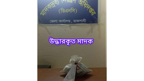 ডিএনসি রাজশাহী চন্দ্রিমা থানায় অভিযান চালিয়ে গৃহবধূর বাড়ি থেকে ২,৫৪৬ পিস ইয়াবা ও ৮৬,৮০০ টাকা উদ্ধার করেছে। আসামি পালিয়ে গেছে।
