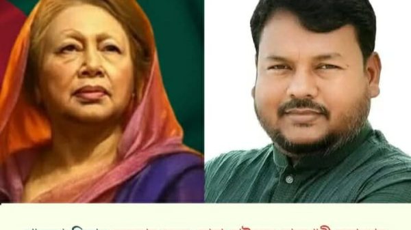 রাজশাহী মহানগর বিএনপির সাধারণ সম্পাদক মাহফুজুর রহমান রিটন খালেদা জিয়ার সুস্থতা কামনায় দোয়া প্রার্থনার আহ্বান জানাচ্ছেন।